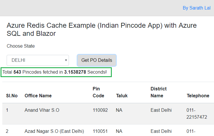 Azure Redis Cache With Azure SQL In Blazor Project